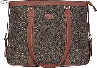 ZOUK Office Bag | Stylish Bags for Office Use | Laptop Bag 15.6 inch | Stylish Tote for Office Use | Purse for Women | Vegan Leather Handbag | Daily & Travel Use |