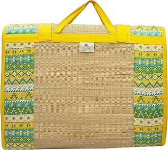 Home Tex Life Kora Grass Cushion Sleep Healthy, Easy Portable and Folding Mat(4 X 6.5 Ft,20 Mm Thickness, Green South)