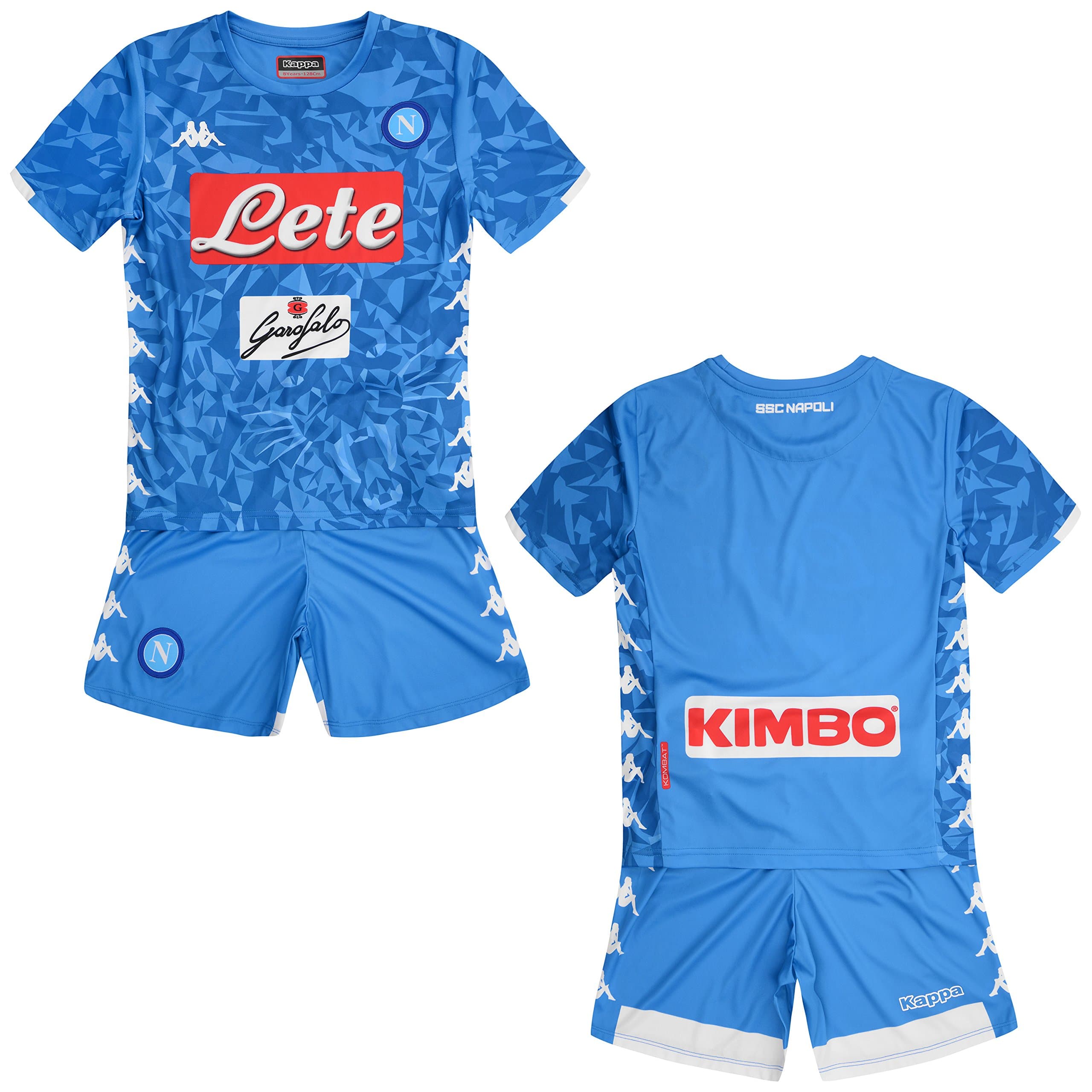 SSC Napoli junior home match kit