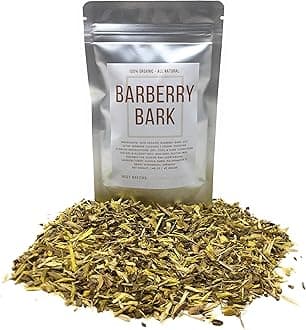 Barberry Bark - Dried, Cut & Natural Berberis Vulgaris Bark - Net Weight: 1.48oz/ 42g