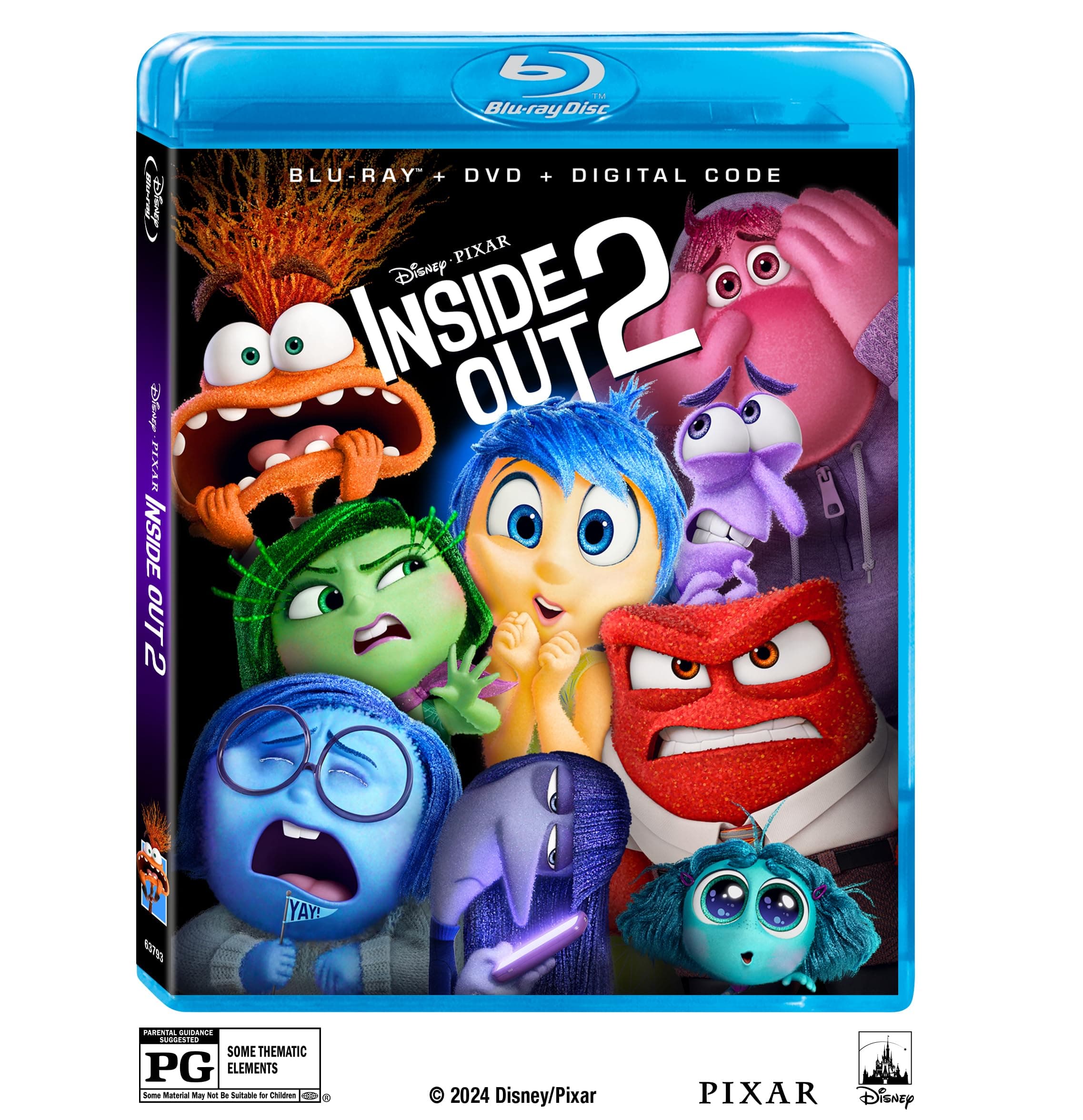 Inside Out 2 [Region Free] [Blu-ray]