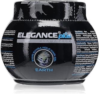 Elegance-Plus Hair Gel - Earth, 1000ml | Firm Hold, Non-Sticky, Easy to Wash, Long-Lasting Shine