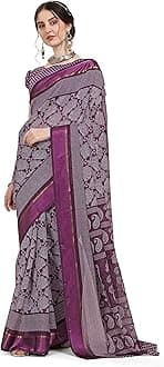 EthnicJunction Women's Kanchipuram Silk Half and Half Woven Saree With Blouse Piece
