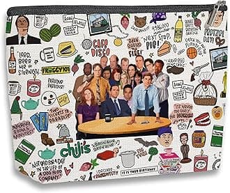 Funny Merchandise Fans Lover Makeup Bag Merch Gifts for Women Girls Friend Sister Travel Toiletry Makeup Organizer Zipper Pouch