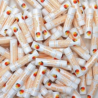 Naturistick Natural Beeswax Lip Balm | 150-Pack Bulk | Mango | Standard 0.15 oz Tubes