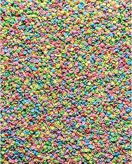 Simply Topps Confetti Edible Sugar Sprinkles, Rainbow Mix, 25 Grams