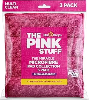 The Pink Stuff – Miracle Microfibre Pad Collection 3 Pack