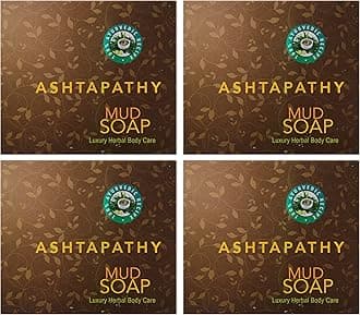 Mud Soap for Men & Women with Virgin Coconut Oil - Nature's Detoxifier, Hydration, Revitalise Your Skin