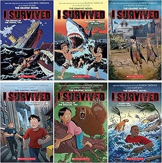 I Survived Series Graphic Novels Collection (6 Books) Paperback – January 1, 2022