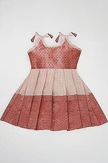 Baby Girl's New south Indian traditional pattu pavadai Jecquard lehengha choli