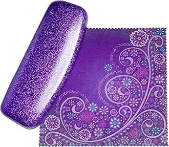 Eye Glasses Case Girl Sparkle Smooth Glitter Hard Shell Eyeglass for Women