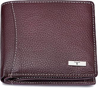 Oliver RFID Blocking Leather Wallet for Men, Brown, Contemporary