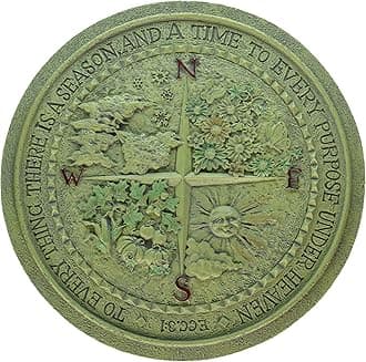 12" Four Seasons Garden Plaque (40361)