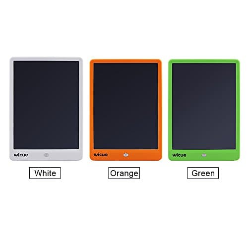 LCD Graphic Tablet, 10 Inch LCD eWriter Electronic Writing Drawing Board with Lock Function Notepad for Kids Office by WICUE (Orange)