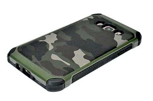 Galaxy J5 2016 Case,Samsung galaxy A7 2017 Camo Case Defender Shockproof Drop proof High Impact Armor Plastic and Leather TPU Hybrid Rugged Camouflage Cover Case for for Samsung Galaxy J5 2016 - Camo Green