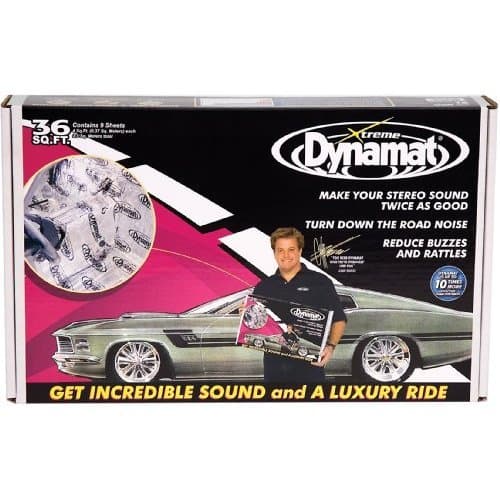 Dynamat 10455 18" x 32" x 0.067" Thick Self-Adhesive Sound Deadener with Xtreme Bulk Pack, (Set of 9)