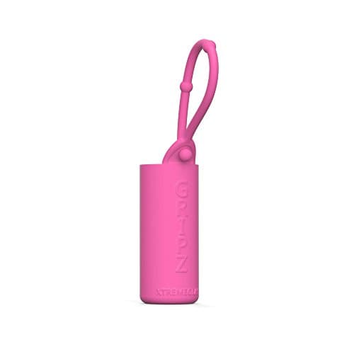 Roller Bottle Case for Essential Oil Roller Ball Holder Silicone Sleeve For Car, Purse, Gym Bag, Backpack, Keychain, Keyring, On the Go, Oils Storage Travel Carrying Cases (10ml Roller, Pink)