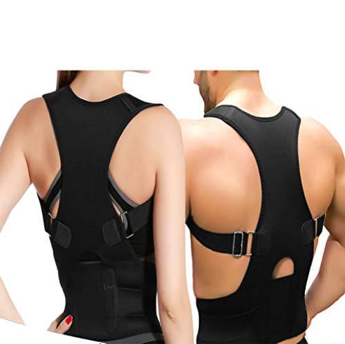 Back Brace Posture Corrector for Lower & Upper Back Pain Relief | Men & Women | Adjustable Lumbar & Spinal Support Belt | Improves Posture - Clavicle & Spinal Harness for Hunchback