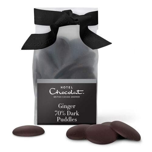 Hotel Chocolate Dark Chocolate Buttons with Ginger