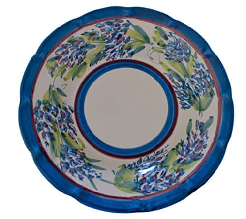 Handmade Ceramic Plate -Limited Edition Lavender Pattern - 8.3"/21cm Salad Plate