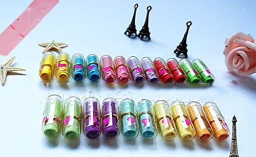 (Capsule 100 pcs/lot) Unconventional Multiple Heart Shape Message Letter Mini Capsule Event Party Surprised Gift.