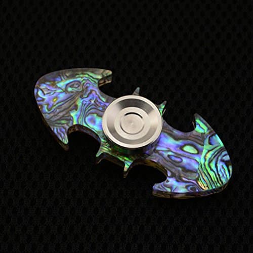 PUTAOINFO Bat Pattern Hand Spinner Brass Fidget Toy ADHD Anti Stress Gifts