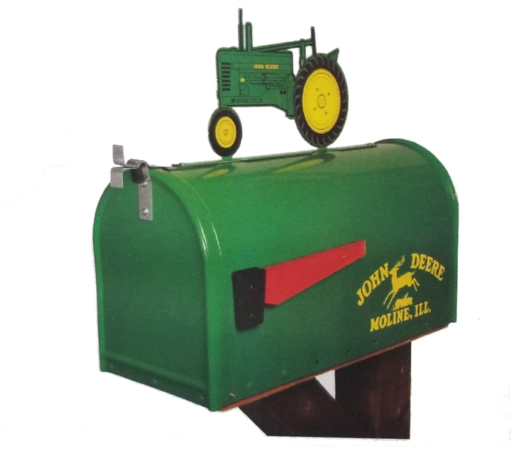 John DeereModel B - Rural Style Mailbox with Tractor Topper