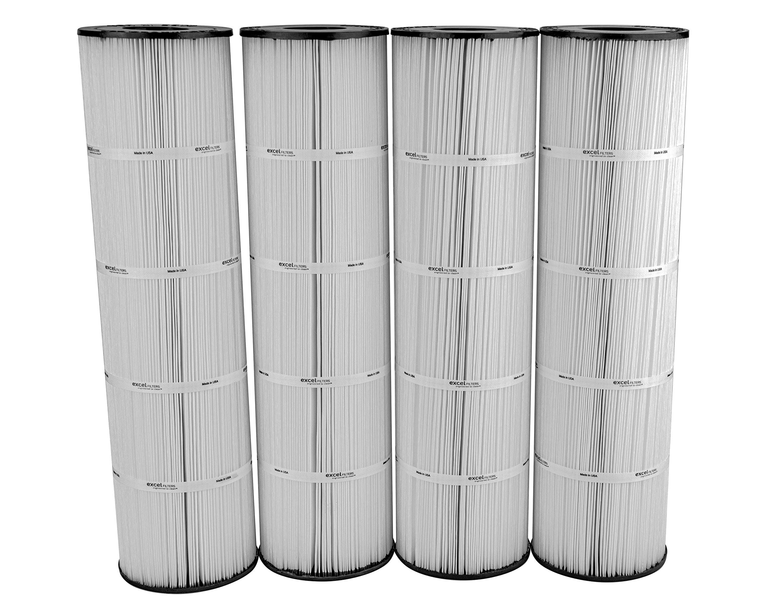 XLS-718 4 Pack Replacement Pool Filter Cartridges for Pentair Clean Clear Plus 420 and Waterway 425. Also Replaces Pentair R173576, Pleatco PCC105, Unicel C-7471, Filbur FC-1977.