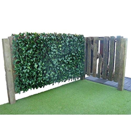Urban 10 Extendable Laurel Artificial Hedge - Green, Rectangular, PVC, Plant Support