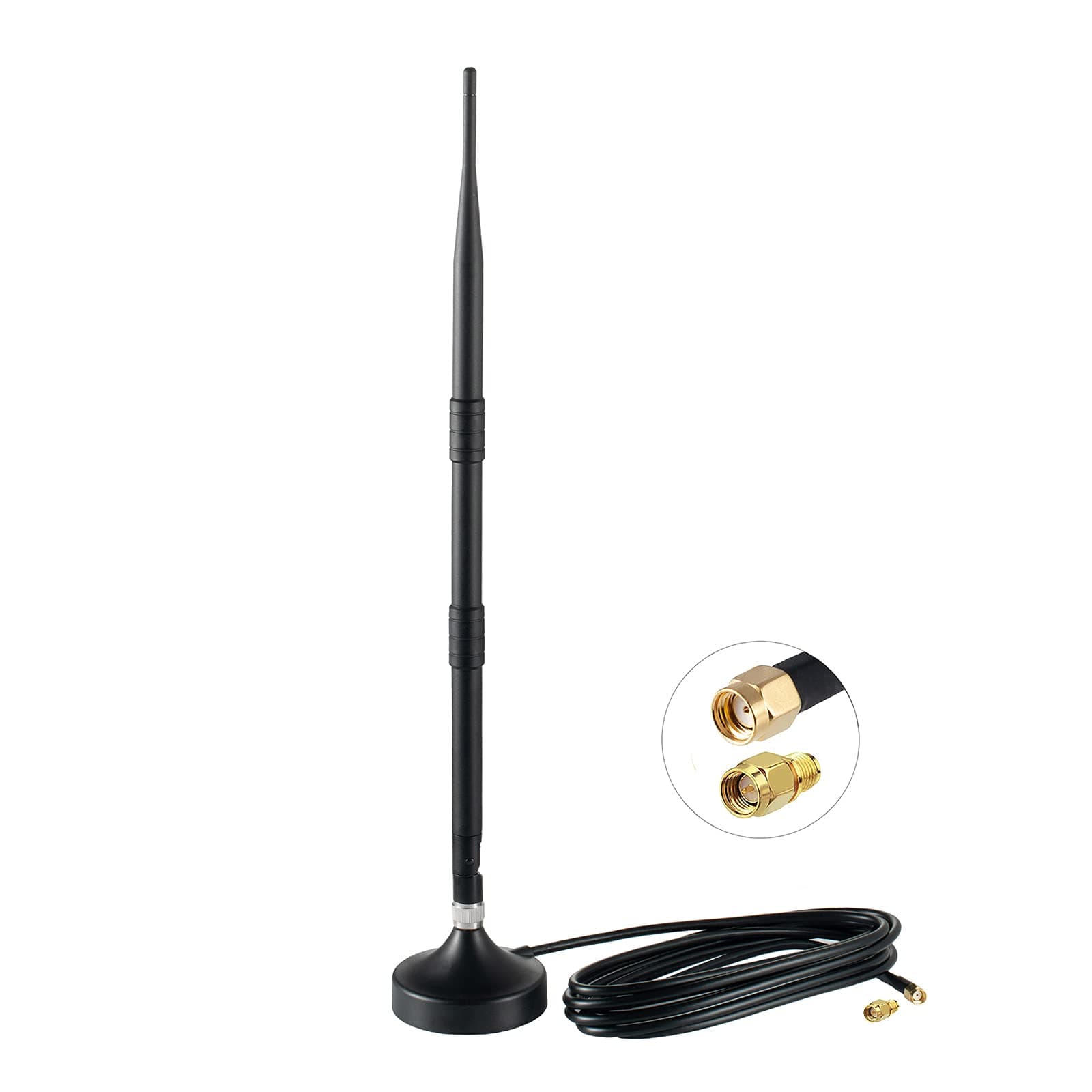 8dBi Indoor 868MHZ Magnet Base Long-Range Cellular LoRa Gateway Antenna Aerial With 3M/10FT Cable for Helium Hotspot RAK Nebra Bobcat EasyLinkIn Syncrob Hotspot HNT Miner Mining