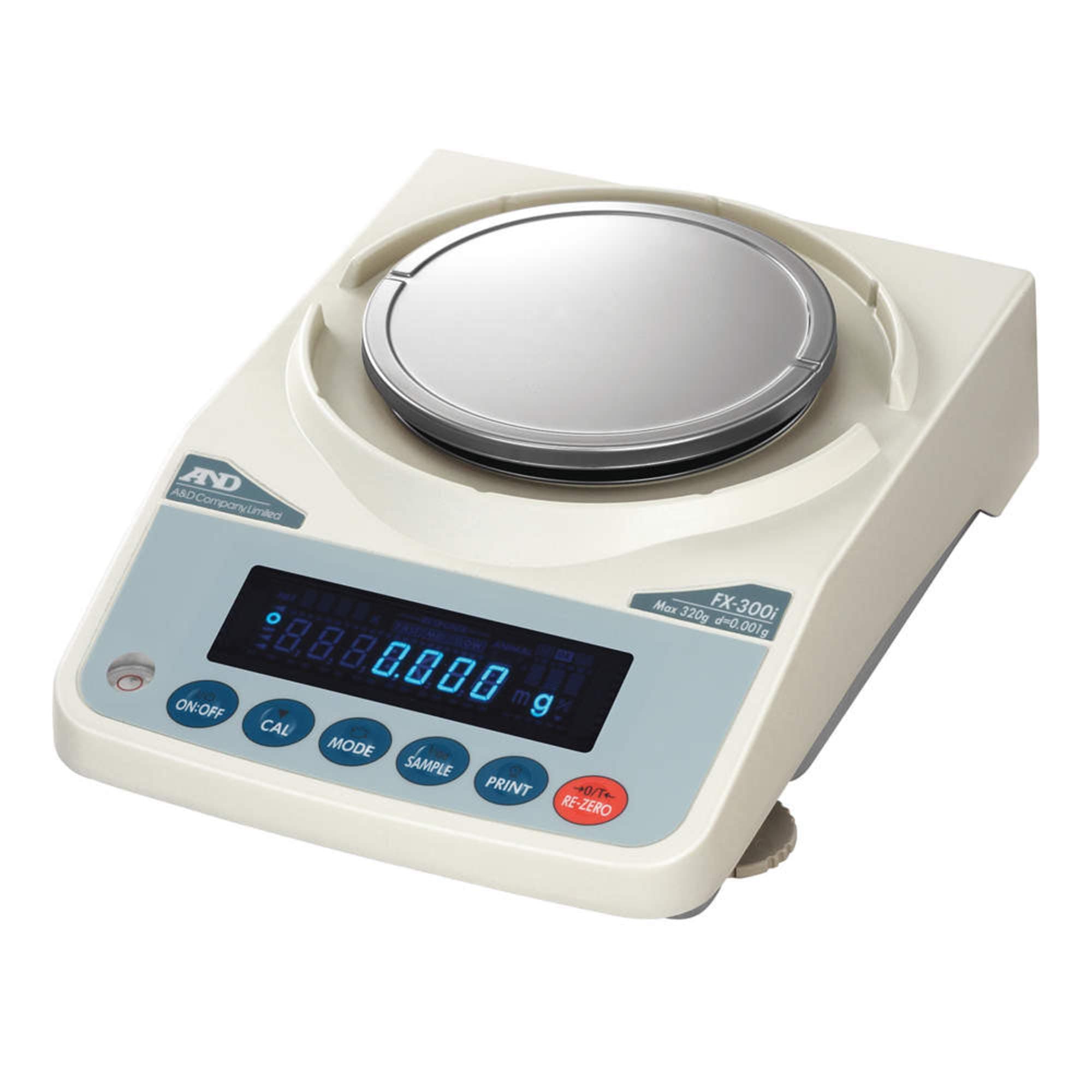 A&D FX-120i Precision Balance,Compact Scale 122 g X 0.001 g,Draft shield,RS232,5year warranty,New