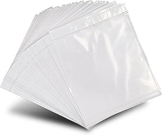 9527 Product 4.5" x 5.5" Clear Adhesive Top Loading Packing List/Shipping Label Envelopes (100 Pack)