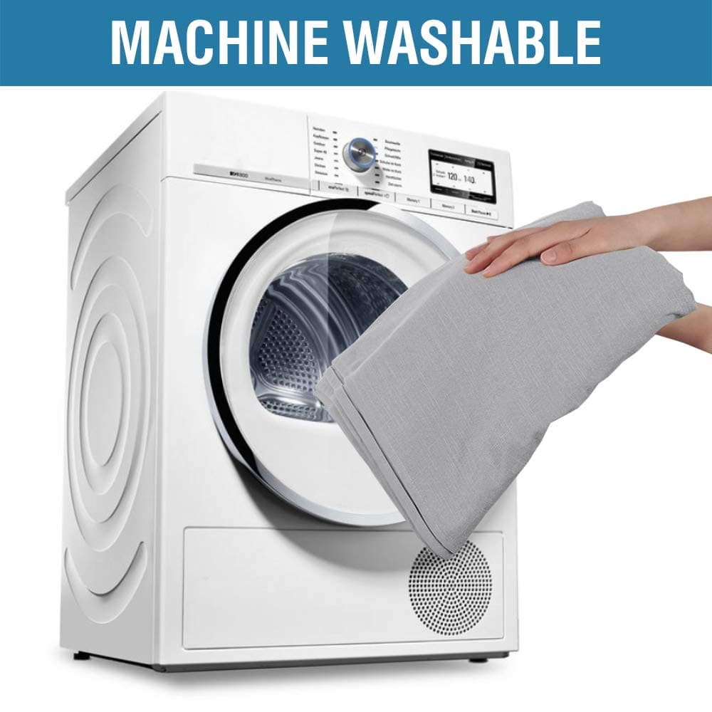 H.VERSAILTEX Linen Textured Table Cloths Rectangle 60 x 104 Inch Premium Solid Tablecloth Spill-Proof Waterproof Table Cover for Dining Buffet Feature Extra Soft and Thick Fabric Wrinkle Free, Grey