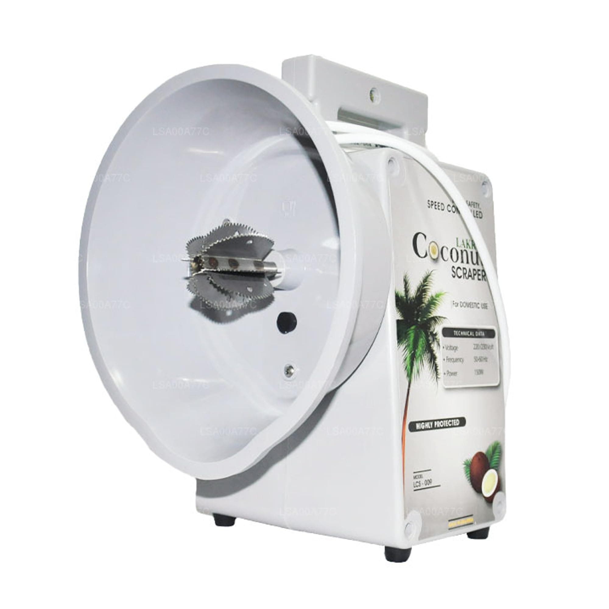 Lakro® Domestic Electric Coconut Scraper (Model LCS-009)