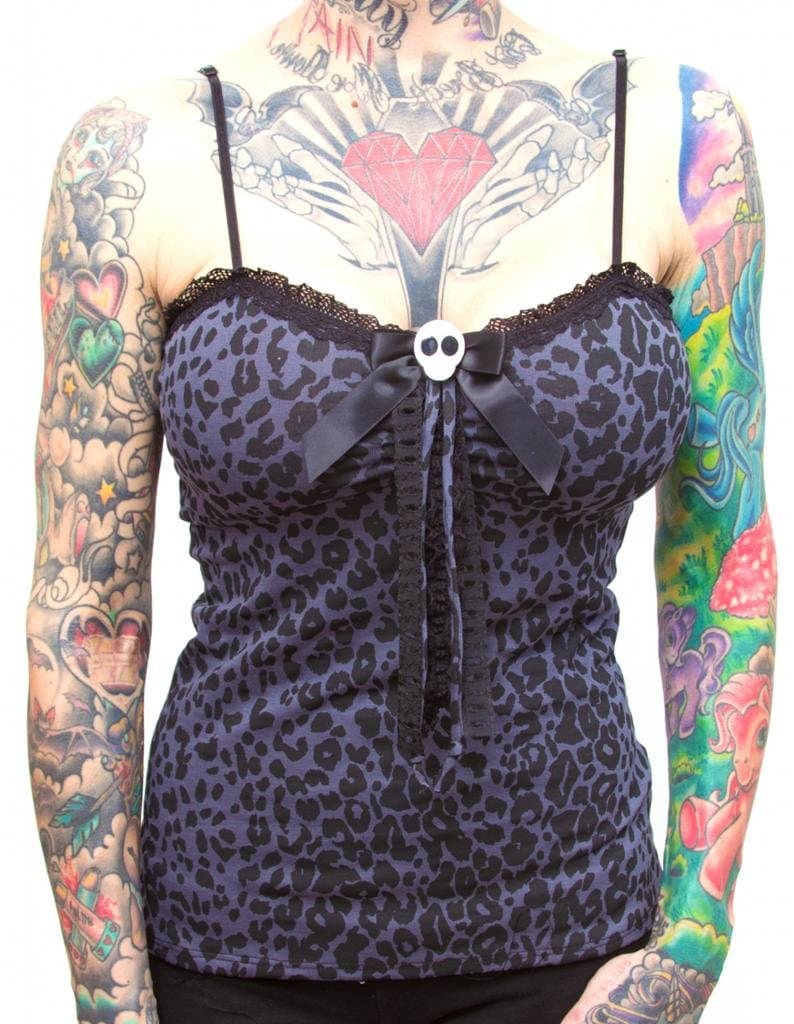 Leopard Lolly Tank XS Grey Leopard