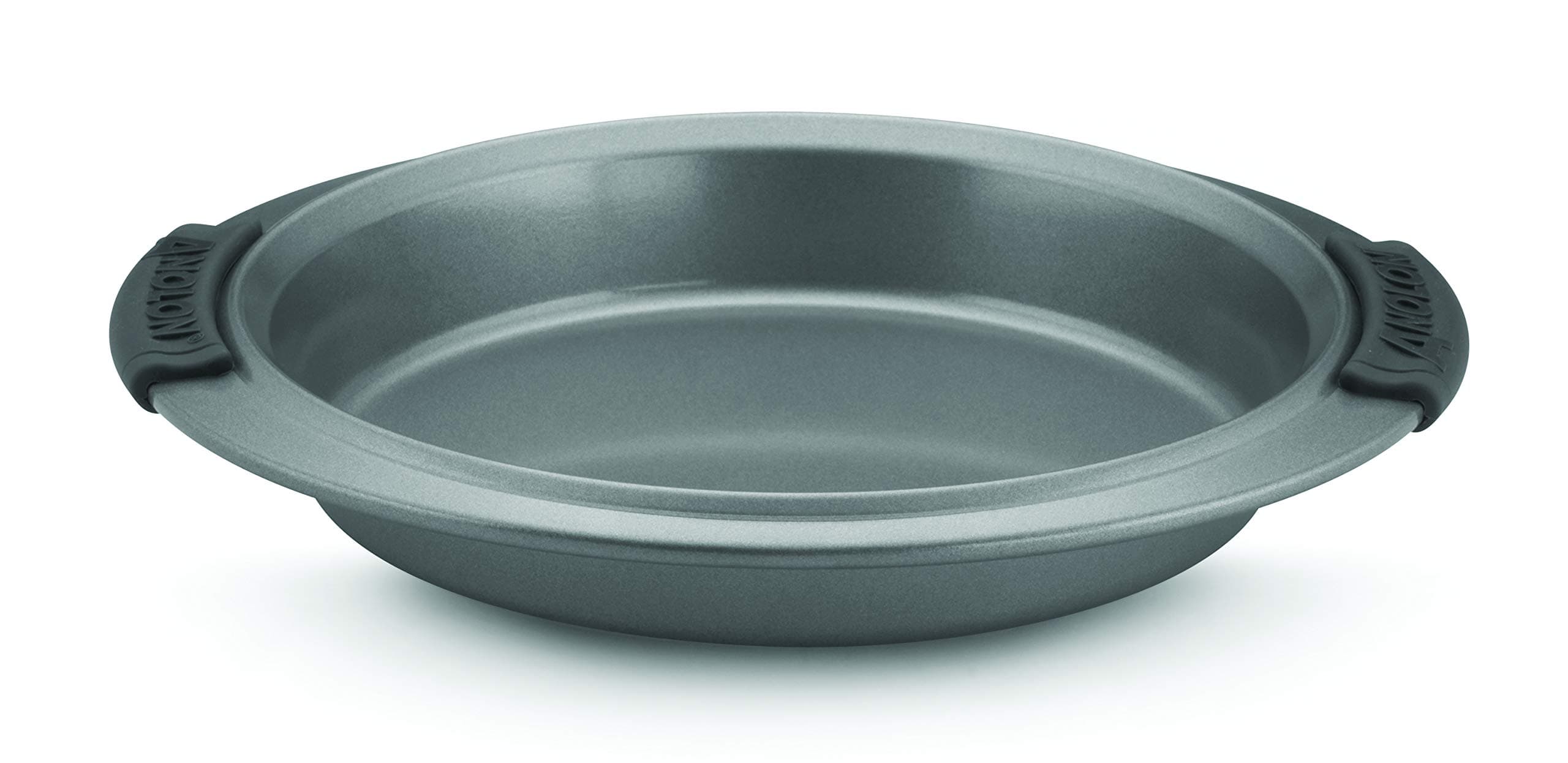 Anolon Advanced Nonstick Baking Pan/Nonstick Cake Pan, Round - 9 Inch, Gray