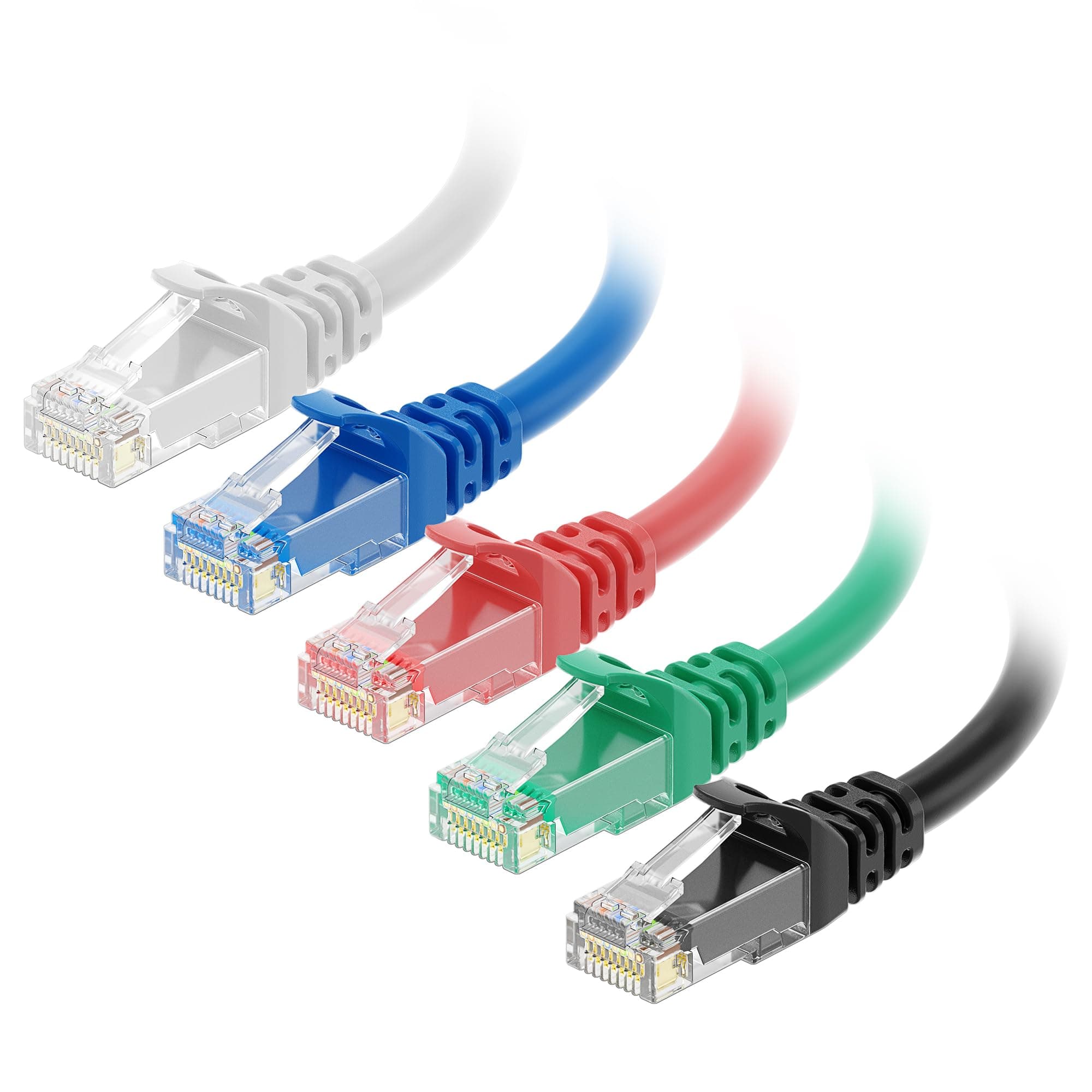 Color-Coded Cat6 Cable
