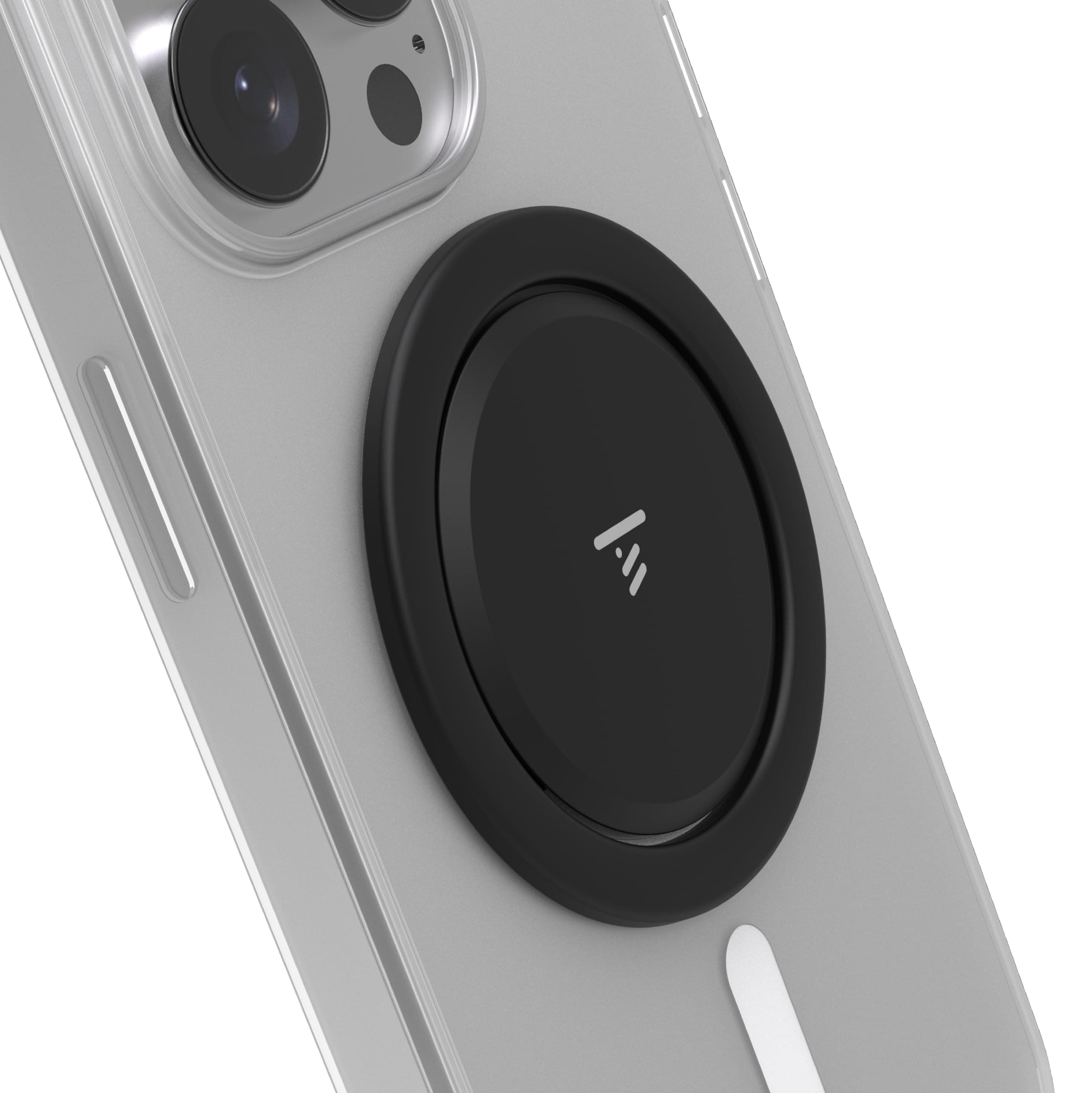 Tango Ultra Thin Grip for MagSafe: One Hand Open, Stand, 10x Expandable, Space Grade Steel, Removable for Wireless Charging. Half The Thickness, Twice The Fidget and More Bling Than A Ring.