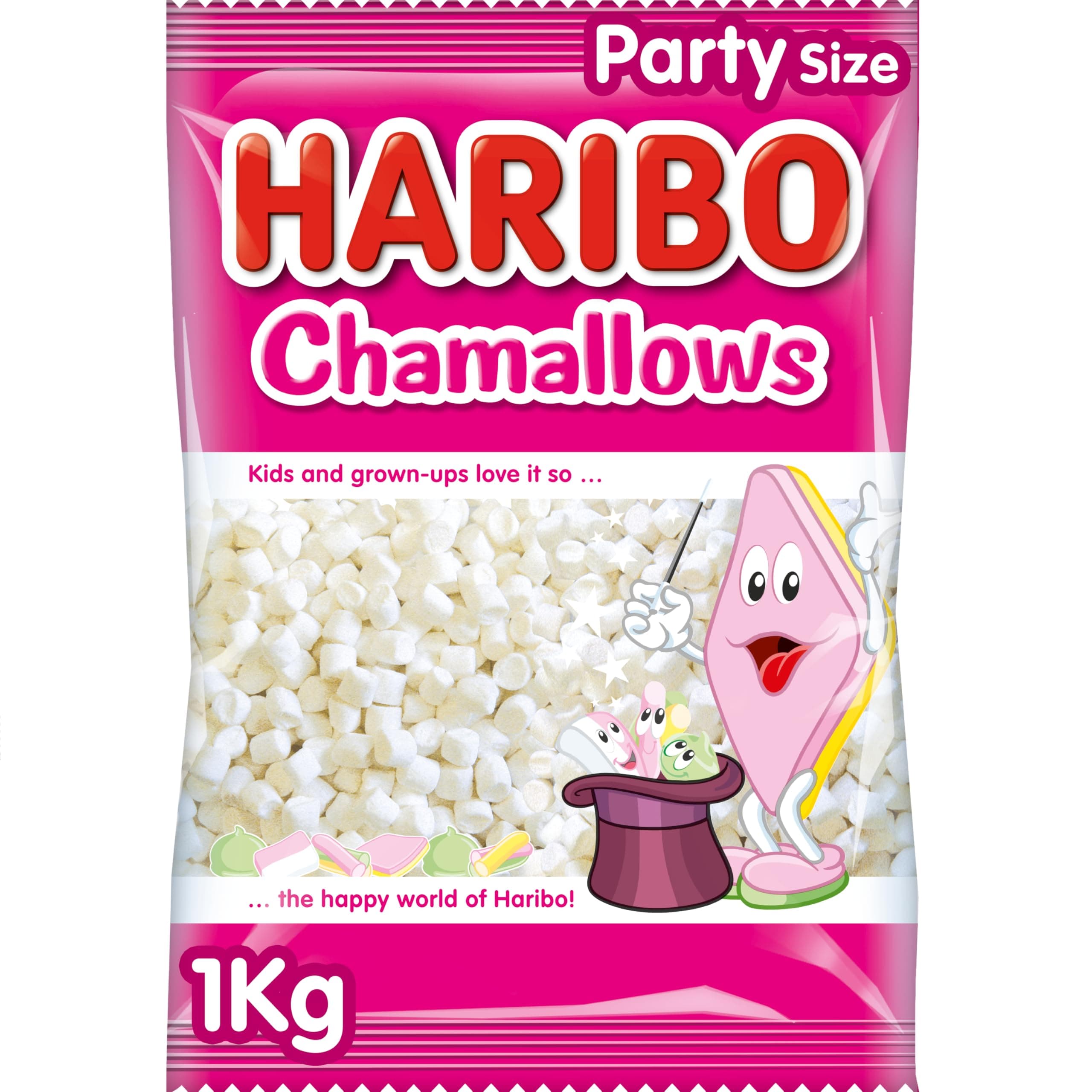Chamallows Mini Marshmellows, White, 1 kg