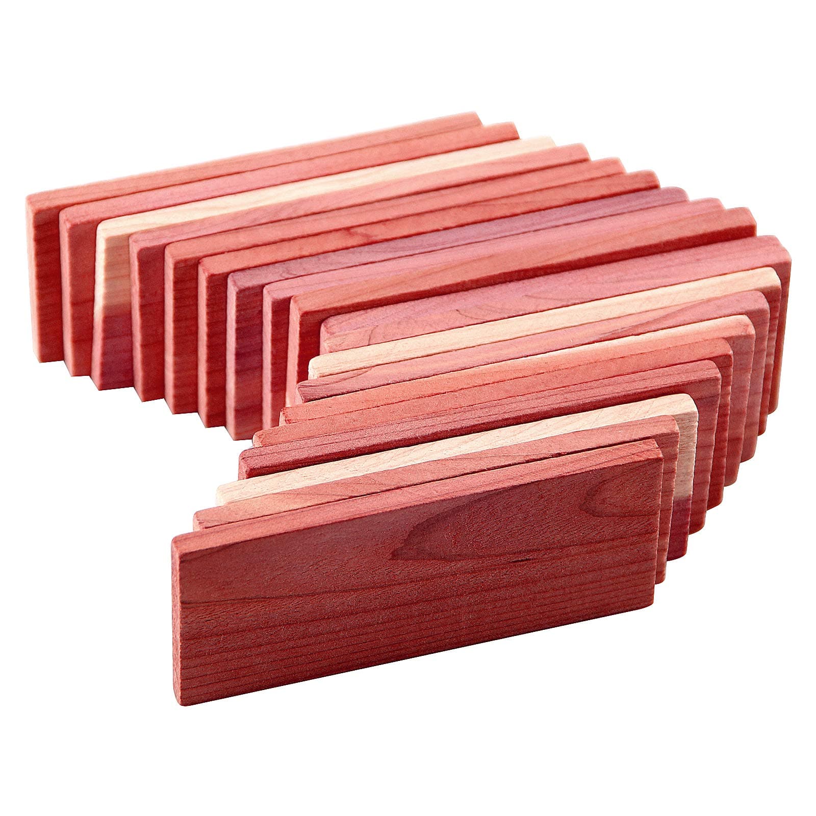 Cedar Space Cedar Blocks for Clothes Storage 100% Natural Aromatic Red Cedar Blocks Protection for Wardrobes Closets and Drawers