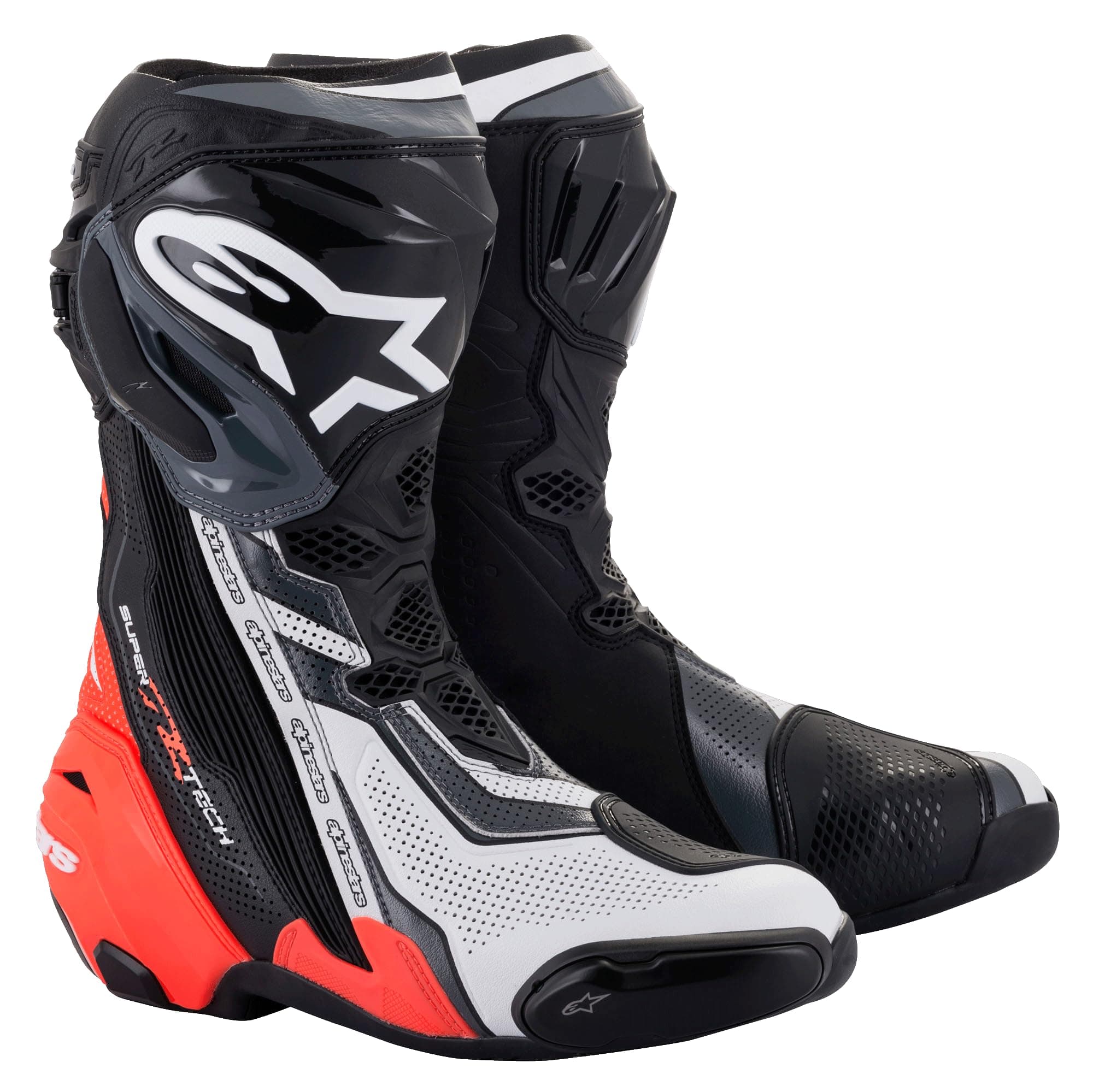 Supertech R Vented Racing Motorcycle Boots, CE-Certified, Lightweight, Advanced Ventilation & Grip